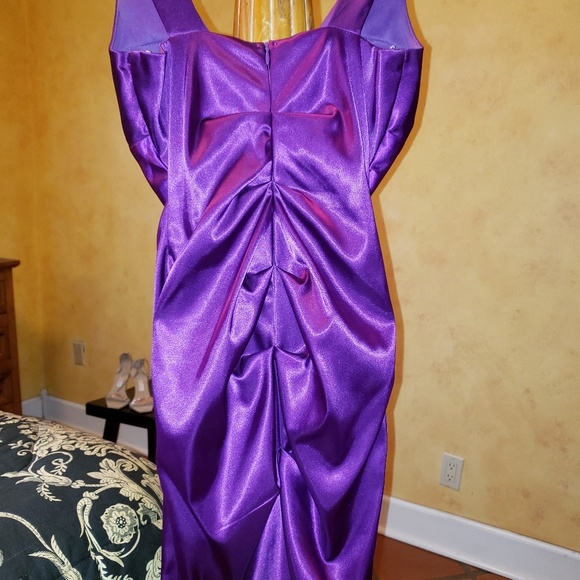 Gorgeous Purple Cocktail Dress - Picture 5 of 6